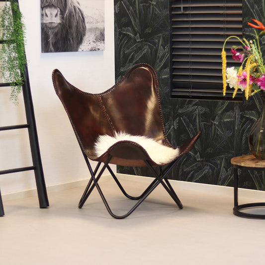 Elevate Your Space with the Timeless Elegance of a Leather Butterfly Chair
